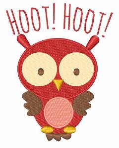 Picture of Hoot Hoot Machine Embroidery Design