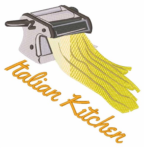 Italinan Kitchen Machine Embroidery Design