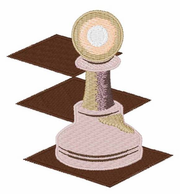 Picture of Chess Pawn Machine Embroidery Design