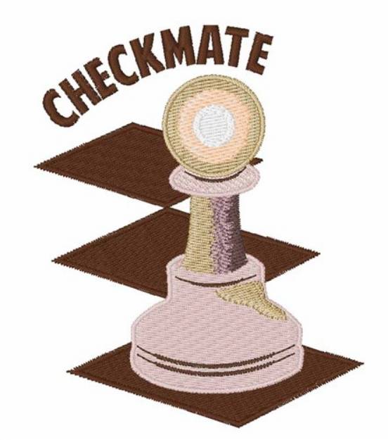 Picture of Checkmate Machine Embroidery Design