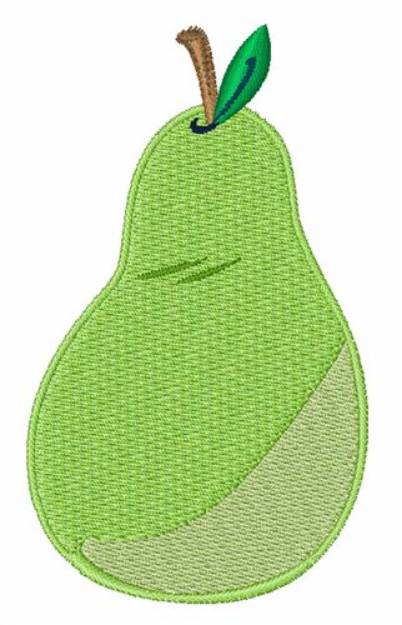 Picture of Green Pear Machine Embroidery Design