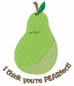 Picture of Youre Pearfect Machine Embroidery Design
