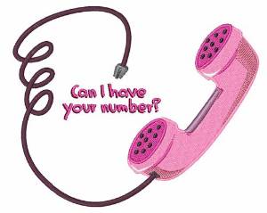 Picture of Your Number Machine Embroidery Design