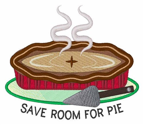 Room For Pie Machine Embroidery Design