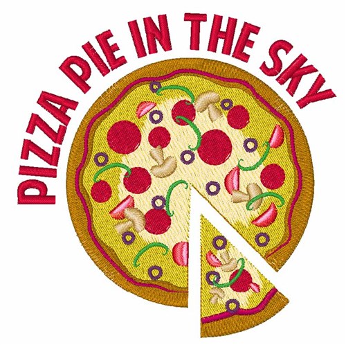 Pie In The Sky Machine Embroidery Design