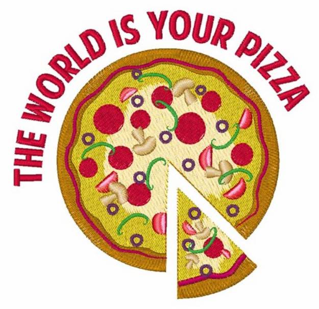 Picture of Your Pizza Machine Embroidery Design
