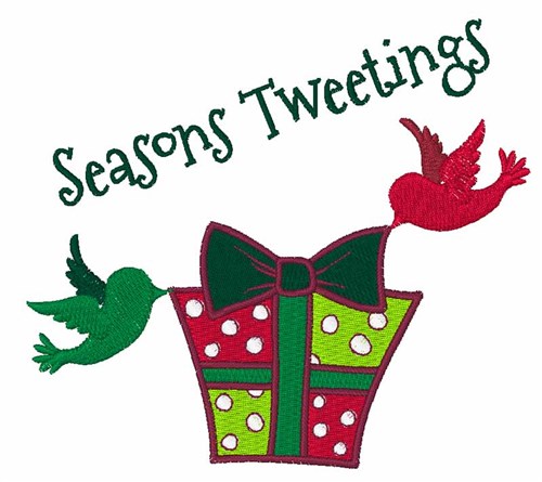 Seasons Tweetings Machine Embroidery Design