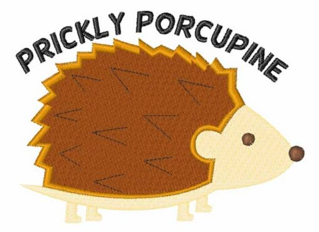 Picture of Prickly Porcupine Machine Embroidery Design