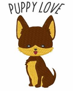 Picture of Puppy Love Machine Embroidery Design