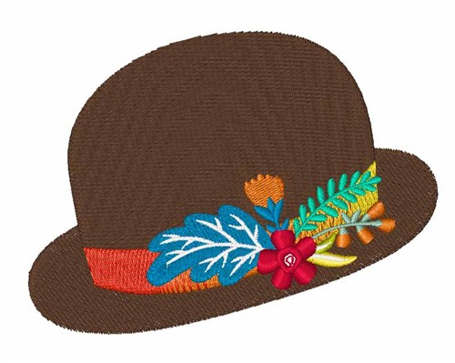 Fancy Hat Machine Embroidery Design