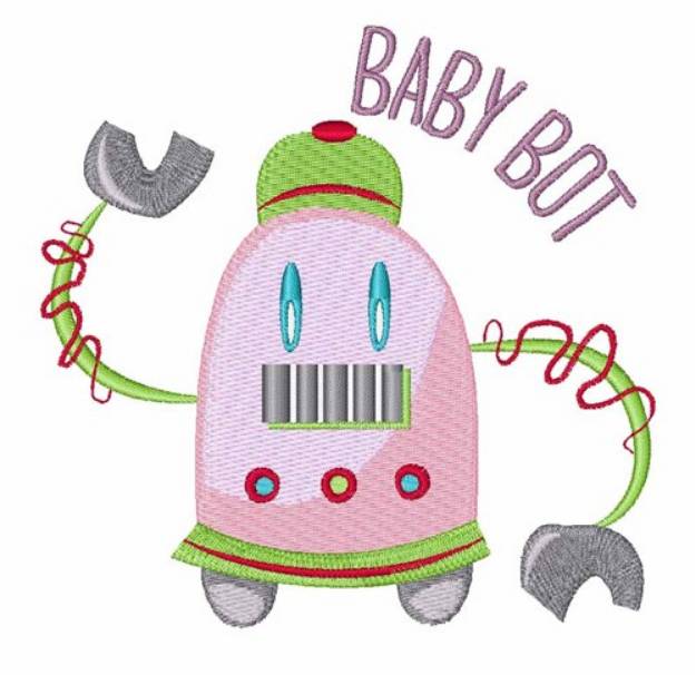 Picture of Baby Bot Machine Embroidery Design