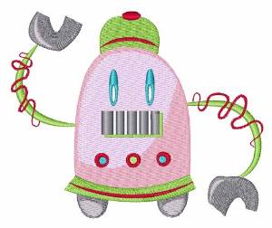 Picture of Robot Machine Embroidery Design