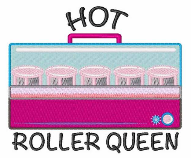 Picture of Hot Roller Queen Machine Embroidery Design