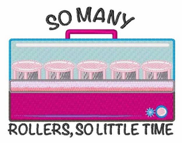Picture of So Many Rollers Machine Embroidery Design
