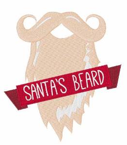 Picture of Santas Beard Machine Embroidery Design