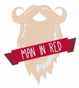 Picture of Man In Red Machine Embroidery Design