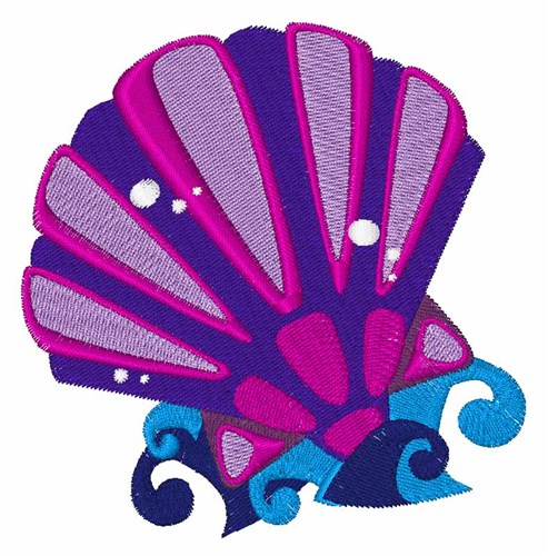 Sea Shell Machine Embroidery Design