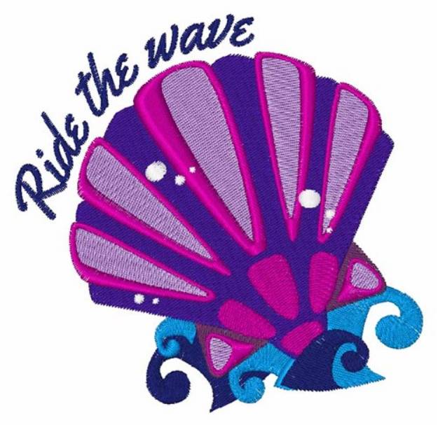 Picture of Ride The Wave Machine Embroidery Design