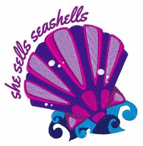 Picture of She Sells Seashells Machine Embroidery Design