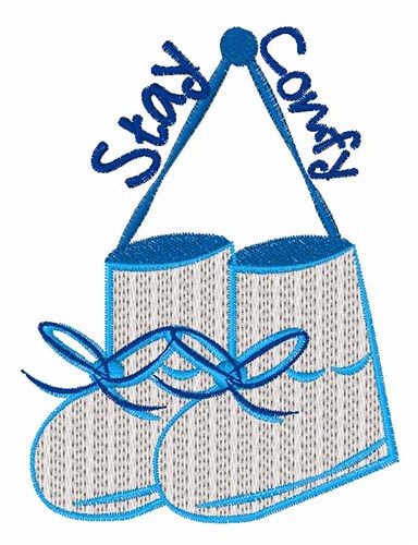 Stay Comfy Machine Embroidery Design