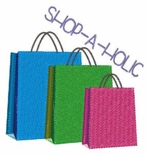 Picture of Shop-A-Holic Machine Embroidery Design