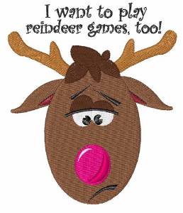 Picture of Reindeer Games Machine Embroidery Design