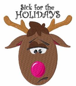 Picture of Sick For The Holidays Machine Embroidery Design