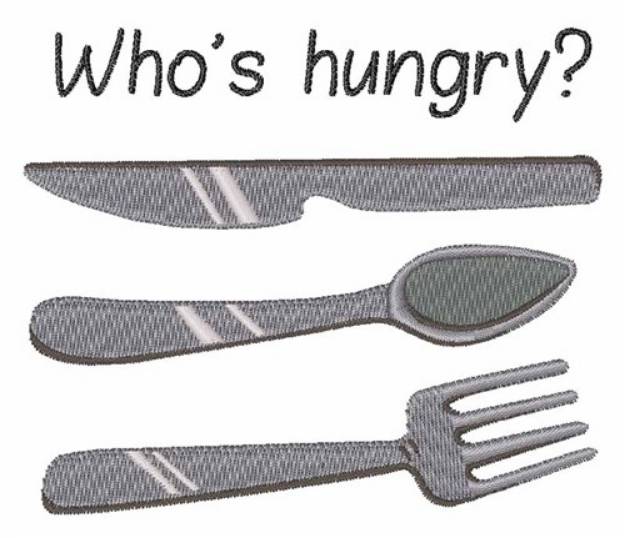 Picture of Whos Hungry? Machine Embroidery Design