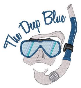 Picture of The Deep Blue Machine Embroidery Design