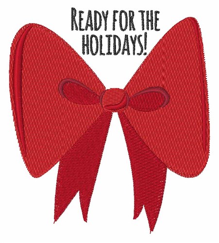 Ready For Holidays Machine Embroidery Design