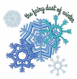 Picture of Winter Fairy Dust Machine Embroidery Design