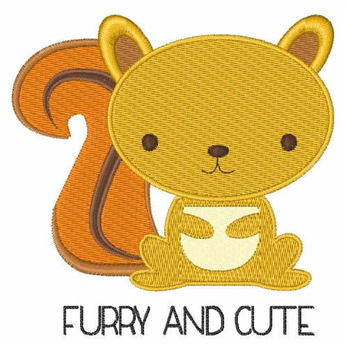 Furry And Cute Machine Embroidery Design