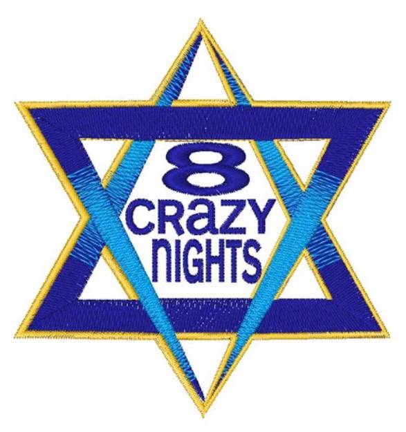 Picture of 8 Crazy Nights Machine Embroidery Design