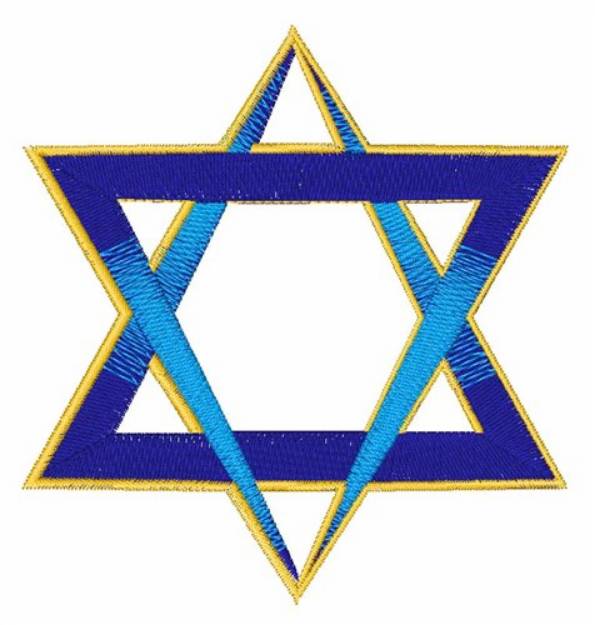 Picture of Star Of David Machine Embroidery Design