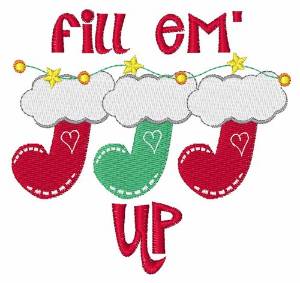 Picture of Fill Em Up Machine Embroidery Design