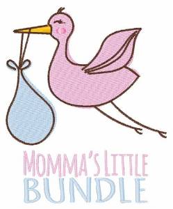 Picture of Mommas Little Bundle Machine Embroidery Design