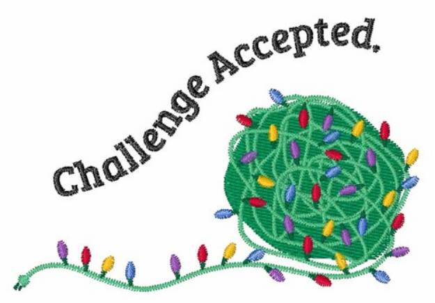 Picture of Challenge Accepted Machine Embroidery Design