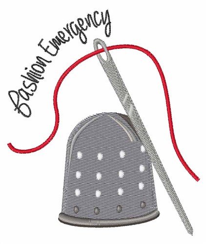 Fashion Emergency Machine Embroidery Design