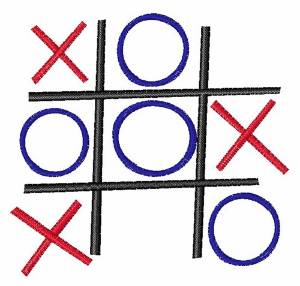 Picture of Tic Tac Toe Machine Embroidery Design