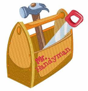 Picture of Mr Handyman Machine Embroidery Design