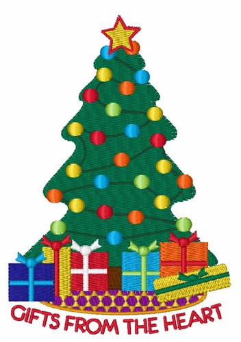 Christmas Gifts Machine Embroidery Design