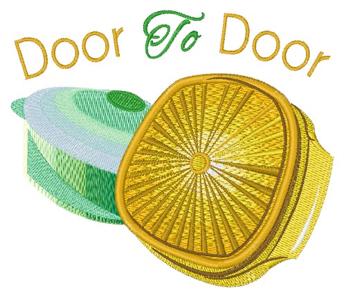 Door To Door Machine Embroidery Design