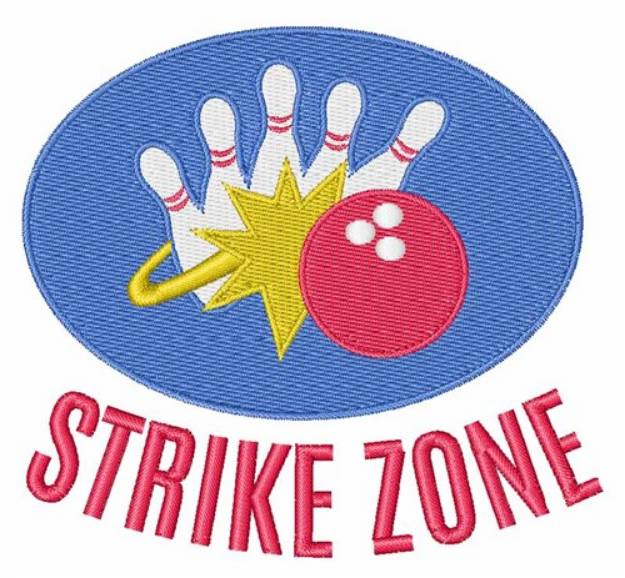 Picture of Strike Zone Machine Embroidery Design