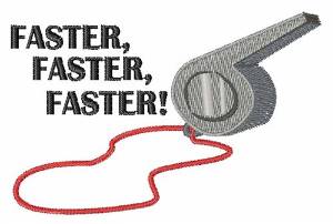 Picture of Faster Faster Machine Embroidery Design