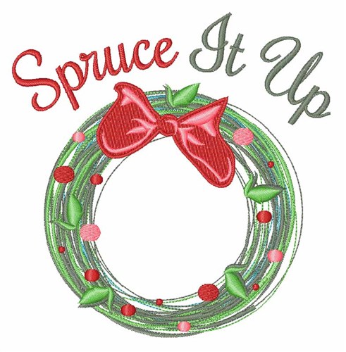 Spruce It Up Machine Embroidery Design
