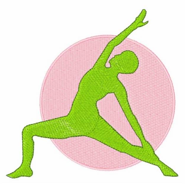 Picture of Yoga Woman Machine Embroidery Design