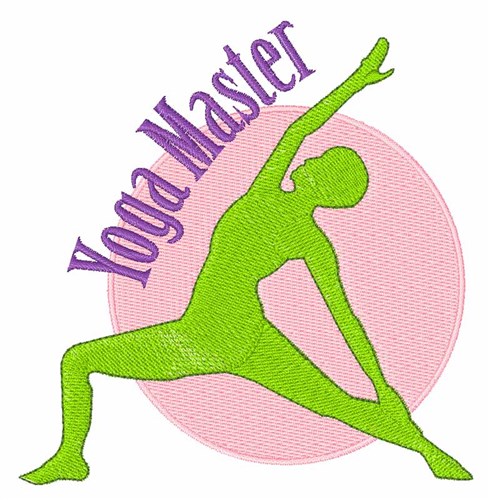 Yoga Master Machine Embroidery Design