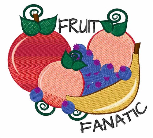 Fruit Fanatic Machine Embroidery Design