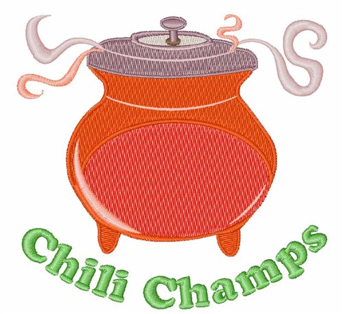 Chili Champs Machine Embroidery Design