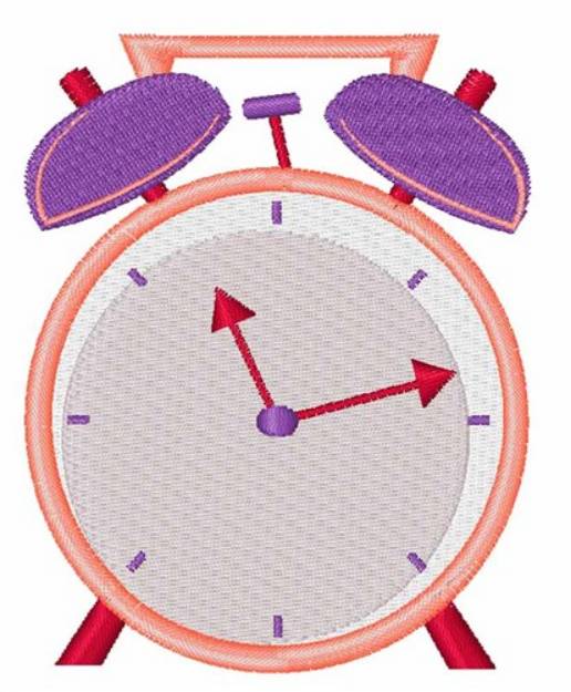 Picture of Alarm Clock Machine Embroidery Design